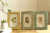 Nieuw Home 5 Kleuren Kwaliteit Vintage Fotolijst Home Decor Retro Houten Bruiloft Paar Aanbeveling Foto's Frames Gift Ornament KD1