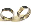 Anéis inteiros de prata 8mm para homens e mulheres, 50 peças de ajuste confortável em aço inoxidável 316l, anéis de dedo para casamento e noivado, marca 3502598