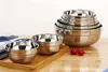 Stainless Steel Double-Deck Heat Insulation Bowl Anti Scald For Children Household Rice Bowl Korean Noodles Bowl