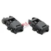 Tactical M4 AR15 AR-15 Front and Rear Flip Up Sight Rapid Transition Backup Folding Sight for Picatinny Rail