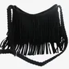 Celebryty plecaki Tassel zamszowe fringe skórzane ramię Messenger torebka hobo torba dla kobiet Tassels Torebka sprzęgła