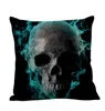 Halloween Cartoon Scary Skull Pillow Case Festival Dekoration Kasta Kudde Väska Bäddsoffa Sittkudde Skyddskåp Pumpa Pillowcases