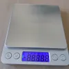 3000g / 0,1g 500 / 0,01 g LCD Portable Mini Electronic Digital Scales Pocket Fodral Postal Kök Smycken Vikt Balans Digital Skala I2000