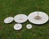 Enfants DIY Peint À La Main Papier Vierge Parapluie Blanc Art Artisanat De Mariage De Mariée Parasols Parapluies Ont De Grandes Petites Tailles SN1038