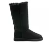 Mode vinter snö stövlar kvinnor klassisk designer varma boot tre knappar xmas gåvor utomhus höga 3 skor storlek 36-41 för damer