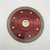 turbo saw blade 4 5 inch 115 mm for porcelain ceramic tile marble cutting blade disc cutter diamond disk inner hole 22 23 mm or 5 811