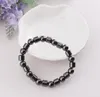 Fashion Healthy Jewelry Magnet Bracelets Wholesales Magnetic Hematite Beads Elastic Bracelet for Women and man