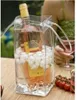 Tas Gift Wine Bier Champagne Bucket Drink Ice Bag Bottle Cooler Chiller Opvouwbare Carrier Gunst Gift Festival Tassen