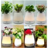 Vase à fleurs lampe USB LED atmosphère lumière nouveauté chevet veilleuses Table lampe de bureau cadeaux noël enfants décoration de la maison