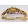 Christmas Gift mens watches Dress Styles 19018 18K Yellow Gold Stick Dial 36mm