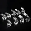 DHL 2MM Thick Quartz Club Banger Nails Domeless Quartz Bnagers 14mm 18mm Male Female 45 90 Degree