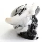 2.5 pulgadas de altura Crafts Peculiar Natural Zebra Jasper Tallado Crystal Reiki Healing Realistic Skull Feng Shui Statue