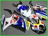 Dostosuj części motocyklowe do SUZUKI GSXR1000 K2 2000 2001 2002 Błękitne białe wróżki GSX-R1000 00 01 02 Zestaw targowy BG56