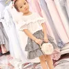 Baby Kids Handtassen Mode Koreaanse Mini Prinses Portemonnees Mooie Kinderen Applique Ronde Tassen Meisjes Helling Schoudertassen Kerstcadeaus