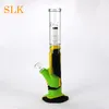Tall bongs water bubbler glass bongs percolator water pipe Oil rigs Hookahs silicone bong 14.4 mm joint 8 arms Glass filter