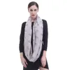 Fransk Bulldog Dog Djur Animal Print Kvinnor Infinity Loop Scarf Wrap Stor storlek Present Mjuk Lättvikt