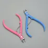 Nail Art Clipper Nipper Blue/Pink Colors Stainless Steel Remover Dead Skin Cutter Trimmer For Nails Toes Beauty Tools Random Color