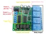 Freeshipping DC 12V 4 Kanaals Multifunctionele Cyclus Delay Timer Relaismodule Timing Loop Interlock zelfsluitende Momentary Bistabiel monostabiel