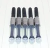 Jinhao 5pcs Universal Fountain Pen Black Ink Converter pump Cartridges Free Shipping Pen Refill Converter