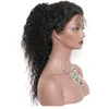 High Quality Free Shipping Natural Color Deep Curly Pre Plucked With Baby Hair Brazilian Lace Front Human Wig For Women