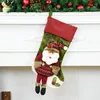 Рождественские украшения для домашней рождественской сумки Xmas Dreafing Decal Decor Santa Claus чулки Санта-мешки Натальные орнаменты