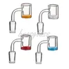 Colorful Quartz Banger Thermochromic sand thermal banger bucket 10mm 14mm 18mm Male Female quartz bangers For Glass Bong Dab Rig