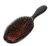 Professional Oval Anti-static Paddle Comb Scalp Massage Hairbrush Hair Styling Tool Boar Bristle & Nylon Hair Brush