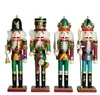 30cm Schiaccianoci Puppet Soldiers Decorazioni per la casa per Natale Ornamenti creativi e regalo di Natale Feative e Parrty