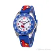 Enfant montre 3D dessin animé camion belle enfants filles garçons enfants étudiants Quartz montre-bracelet très populaire montre-bracelet horloge de sport