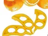 1000 stks Leuke Muisvorm Citroenen Oranje Citrus Opener Peeler Remover Slicer Cutter Snel Strippen Keukengereedschap Fruit Huid Remover Mes