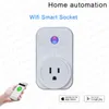 SMART WIFI Socket Plug Switch CN UK US EU-kontakt Remote Control Socket Outlet Timing Switch för Smart Home Automation