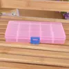 15 Compartment Plastic Clear Storage Box Small Box for Jewelry Earrings Toys Container Free Shipping SN1329