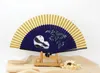 Hand-painting Panda Silk Fan traditional Craft Gift Ladies Hand Fans Chinese Folding Bamboo Fan Painting 10pcs/lot