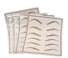 10Pcs Cosmetic Permanent Makeup Eyebrow Tattoo Practice Skin Supply Fake Eyebrow Tattoo Practice Skin for Microblading