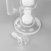 Triple Perc Water Pipe 16 "Oil Rig Glass Bong 18mm Female Joint viene fornito con l'accessorio Glass Bowl