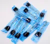 Mini tubi dell'acqua della spazzola per la pulizia degli strumenti per la pulizia della spazzola del tubo di vetro per accessori bong in vetro con set da 5 pezzi
