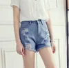 2018 novo design womens verão curta calça na moda buraco denim shorts moda mendigos shorts jean senhoras sexy hight cintura shorts