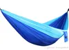 Portátil Nylon única pessoa Hammock 220 * 90 centímetros Parachute Parachute Tecido Hammock para o curso Caminhadas Mochila Camping Hammock