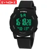 Synekkende buitenlandse handel hot fashion waterdichte sport herenhorloge outdoor multifunctionele lichtgevende alarm student elektronische horloge