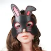 Morease Rabbit PU Leather Sexy Eye Mask Patch Giochi per adulti Flirt Sex Toy Bdsm per coppie Blindfold Bondage S924