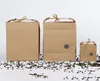 100pcs Nowy produkt Rice Paper PaperTea Pakowanie torba Kraft papierowa torba do przechowywania żywności papier stojący 7602415