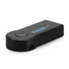 Universal 3,5 mm Bluetooth -zenders Auto -kit A2DP Wireless FM Aux Audiomuziekontvanger Adapter Handsfree met MIC voor telefoon mp3 met retailbox