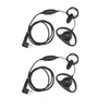 2X 2 Pin Earpiece Headset for Motorola Radio GP88 GP300 2000 P040 PRO1150 CLS1110