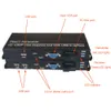 VGA Extender KVM VGA till Fiber Converter 3 5mm Audio SC 20KM251T