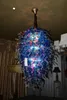 Lampen creatief ontwerp kroonluchters licht armaturen blauw vintage stijl hand geblazen glas beroemde huis hotel kunst decoratieve kroonluchter