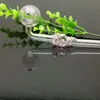 Szklane rurki do palenia Produkcja ręcznie dmuchanych bongów kolorowe szkieletowe szklane szklane garnek