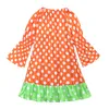 Nouveau Bébé Fille Vêtements Halloween Filles Robes À Manches Longues Dot Enfants Robes pour Filles Halloween Costume Toddle Fille Vêtements Enfants Vêtements