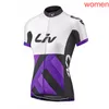 Liv Team Cycling Korta ärmar Jersey Bib Shorts Sets 2021 Sommar kostym Andas Mens Snabbtork Mountain Bike Kläder Y21022204