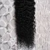 Natural Color Deep Wave I Tip Estensioni dei capelli 100g 1g / ciocca I Tip Pre bonded Fusion Hair 10-26" estensioni dei capelli con punta in stick di cheratina