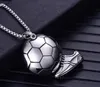 Gratis frakt Europa och USA: s populära VM -herrfotbollskor Fotbollsskytte halsband sporthänge smycken mode po